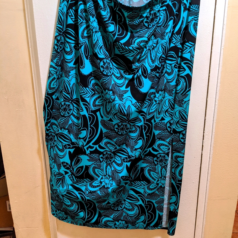 Susan Graver Side Slit Skirt